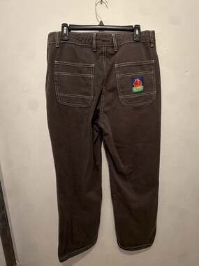Butter Goods Work Double Knee Pants Washed Brown Size 30